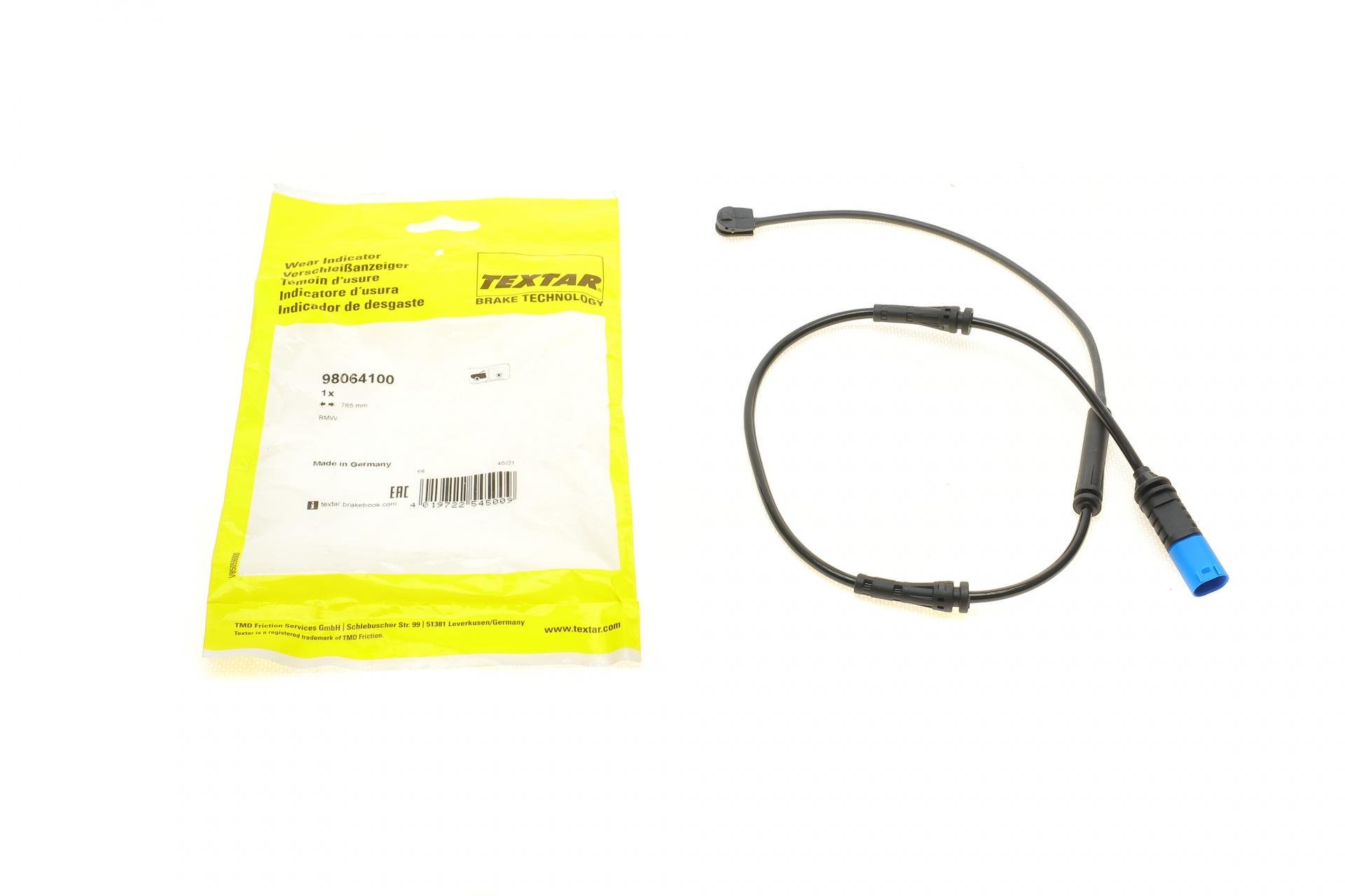 Датчик зносу передніх гальмівних колодок BMW 3 G20/G80/4 G23/G83 19 (98064100) Датчик зносу передніх гальмівних колодок BMW 3 G20/G80/4 G23/G83 19 (98064100)