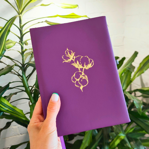 Блокнот с чистыми пастельными листами А5 21x15 см Фиолетовый (23763736)