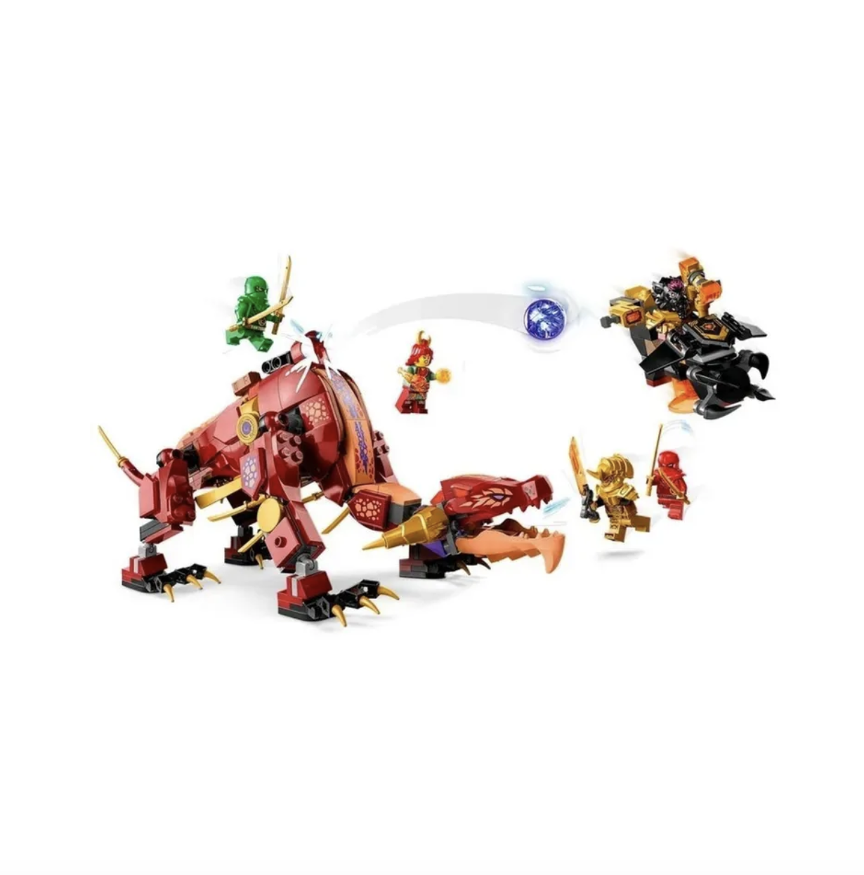 Конструктор Ninjago Вулканічний Дракон-трансформер Хітвейва 479 деталей (2651827416) - фото 6