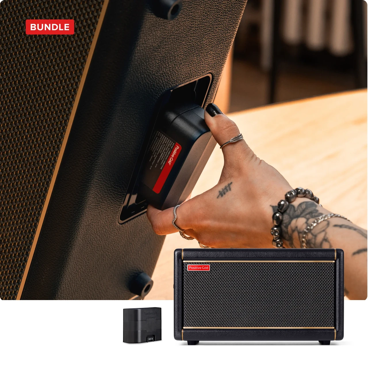Комбопідсилювач Positive Grid Spark 2/акумулятор Spark Battery - фото 2