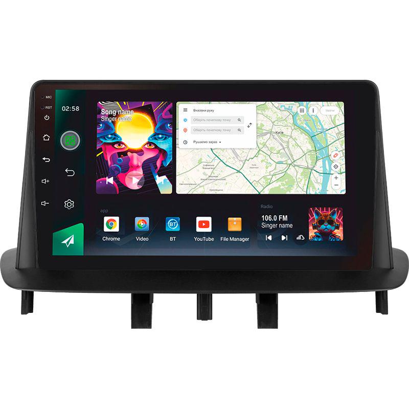 Магнитола штатная Sigma PRO 98128 2K 8/128 GB Renault Megane 3 2008-2014 две косы 9" L1 (AR-79024)