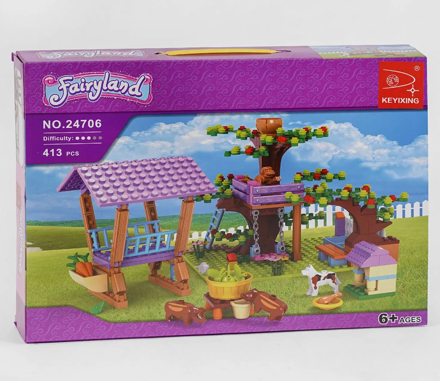 Конструктор AUSINI Fairyland Хозяйственный двор 413 деталей (24706)