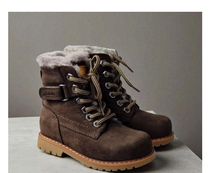 Черевики дитячі ортопедичні з жорстким задником і супінатором р. 26 Коричневий (2493762238)