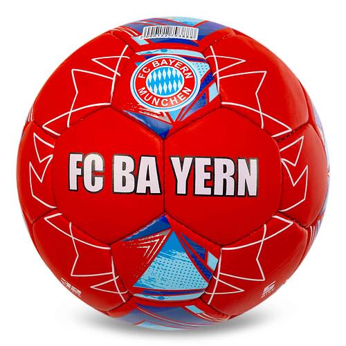 Мяч футбольный Ballonstar BAYREN FB-0047-791 PU Гриппи сшит вручную №5 Красно-синий (31773788)