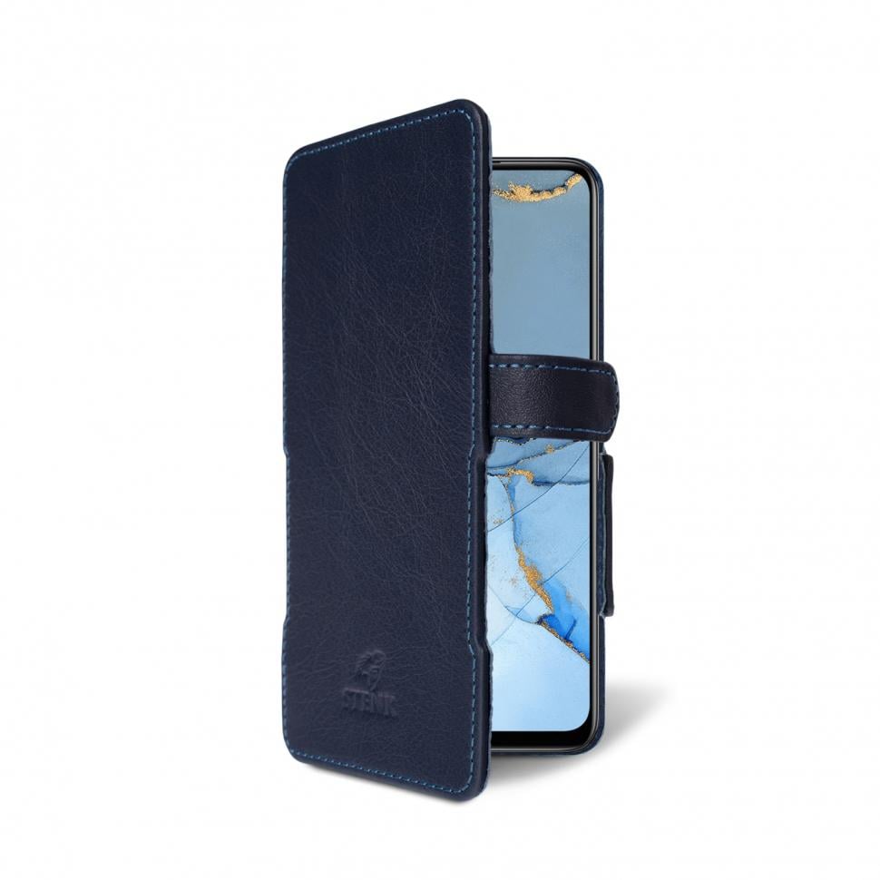 Чехол книжка Stenk Prime для OPPO Reno3 Синий (65313)