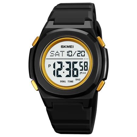 Наручные часы Skmei 2023BKGD-WT Black-Gold White (936)