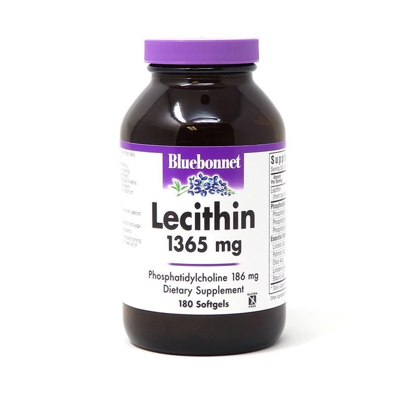 Натуральна добавка Bluebonnet Nutrition Natural Lecithin 1365 мг 180 капс. (3981)