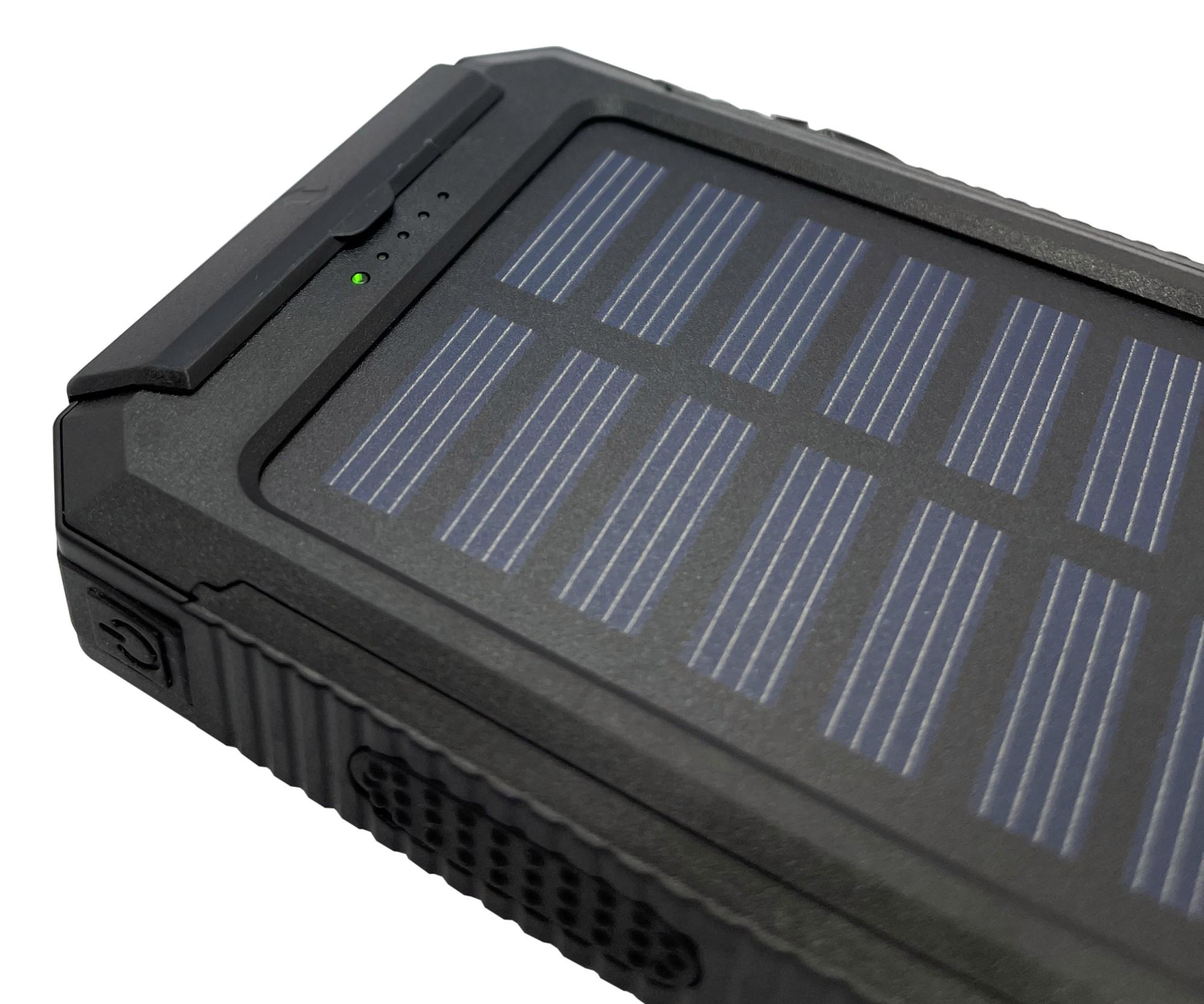 Повербанк XON PowerBank SolarCharge TC1S 10000 mAh Black (5060948063258) - фото 8 Повербанк XON PowerBank SolarCharge TC1S 10000 mAh Black (5060948063258) - фото 8