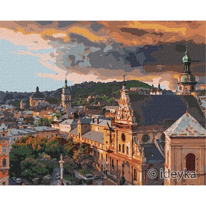 Картина по номерам Идейка Уютный Львов 40х50 см (КНО3595)