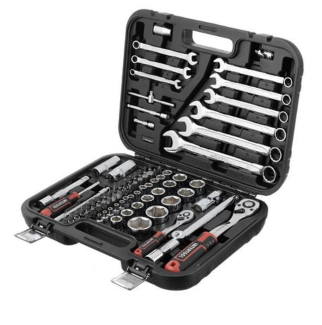 Набор инструментов Intertool ET-8094 94 шт. STORM 1/2" 1/4" Cr-V (29817868)