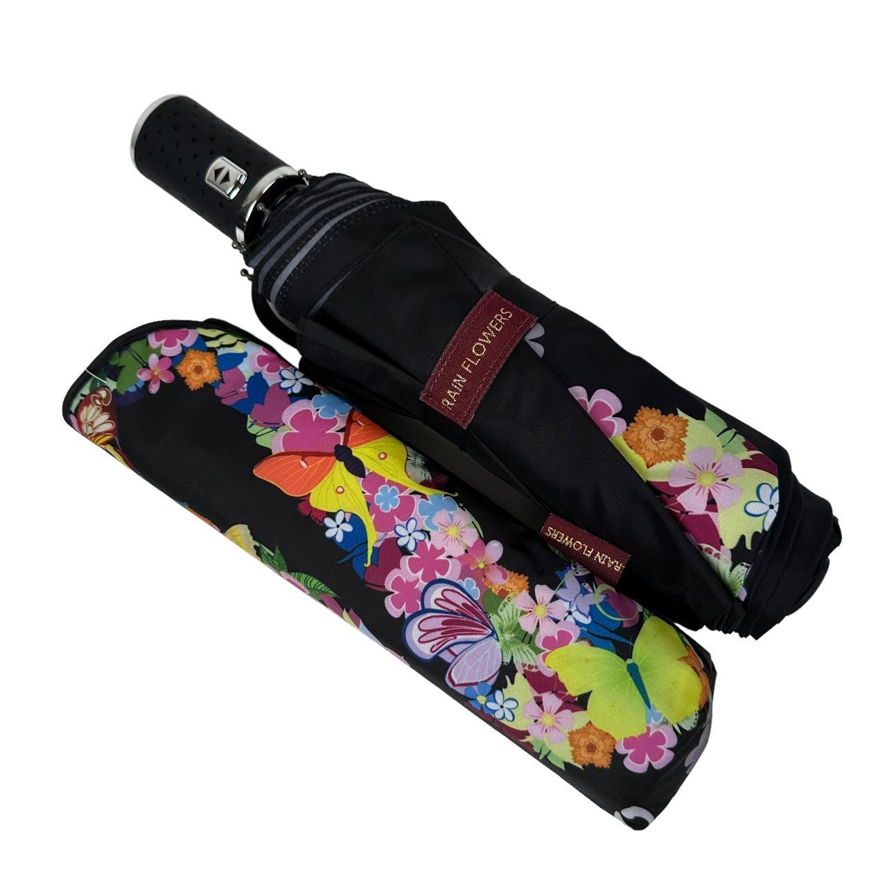 Зонт женский автомат Rain Зодиак Flower Лев Leo mini в подарочной упаковке с платком (01040-11) - фото 5 Зонт женский автомат Rain Зодиак Flower Лев Leo mini в подарочной упаковке с платком (01040-11) - фото 5