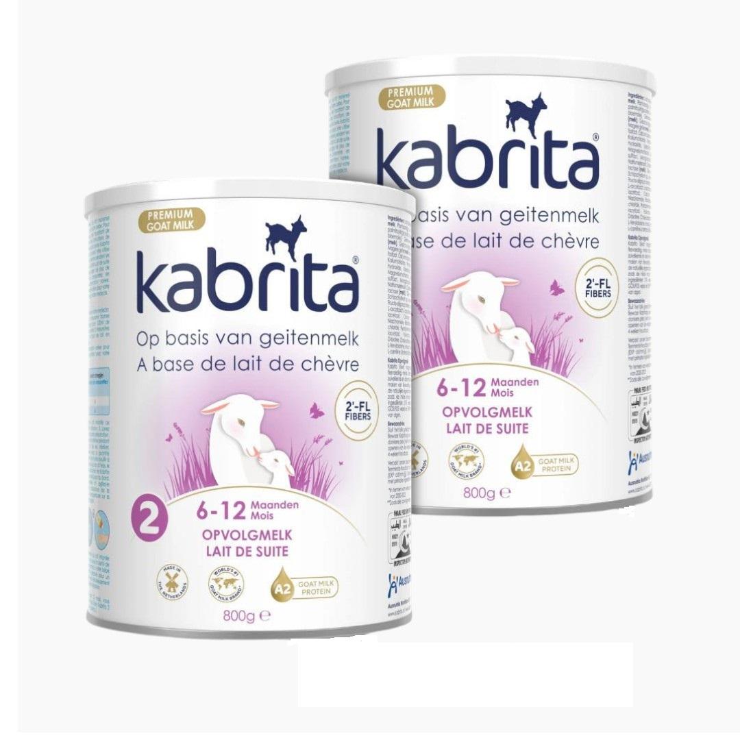 Дитяча суміш Kabrita 2 Premium на козячому молоці від 6 до 12 міс. 2х800 г (U8716677010571х2)