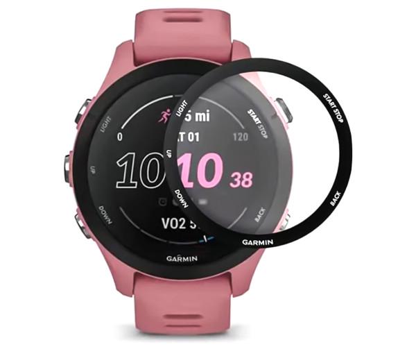Скло протиударне захисне SoftGlass Full Cover для Garmin Forerunner 255 Black