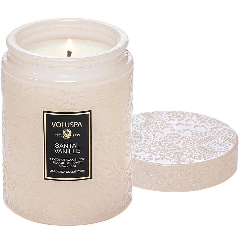 Свеча ароматическая Voluspa Japonica Santal Vanille 156 г стакан с крышкой (111000771)