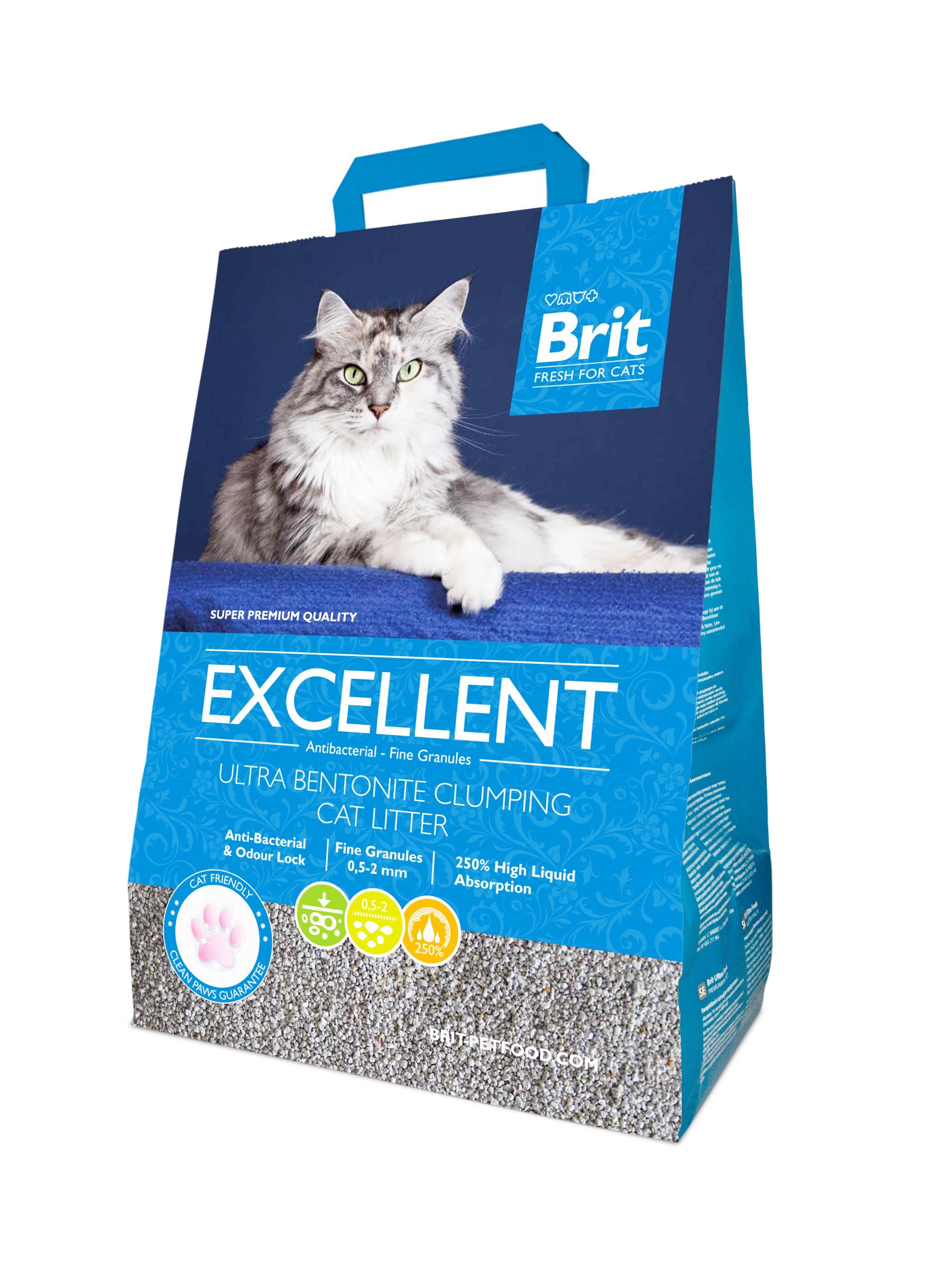 Наполнитель для лотков для кошек Brit Fresh Excellent 10 кг