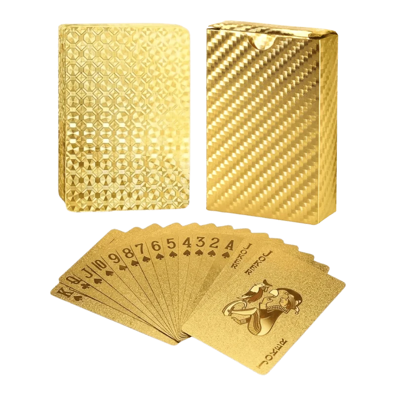 Карты для покера GoldCards 54 карты Золотистый (3597)
