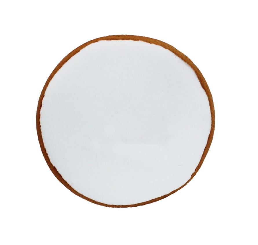 Пряник с индивидуальной печатью Крафт печиво Круг d 4,5 см 12 г