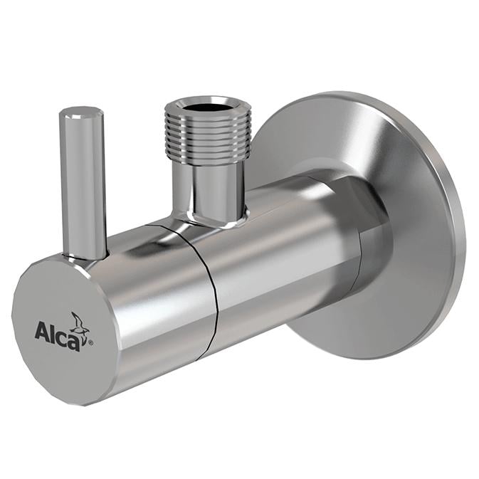 Вентиль запірний Alca Plast (ПАРА) ARV001-BLISTR 1/2"x3/8" ЗЗ кутовий (89721)