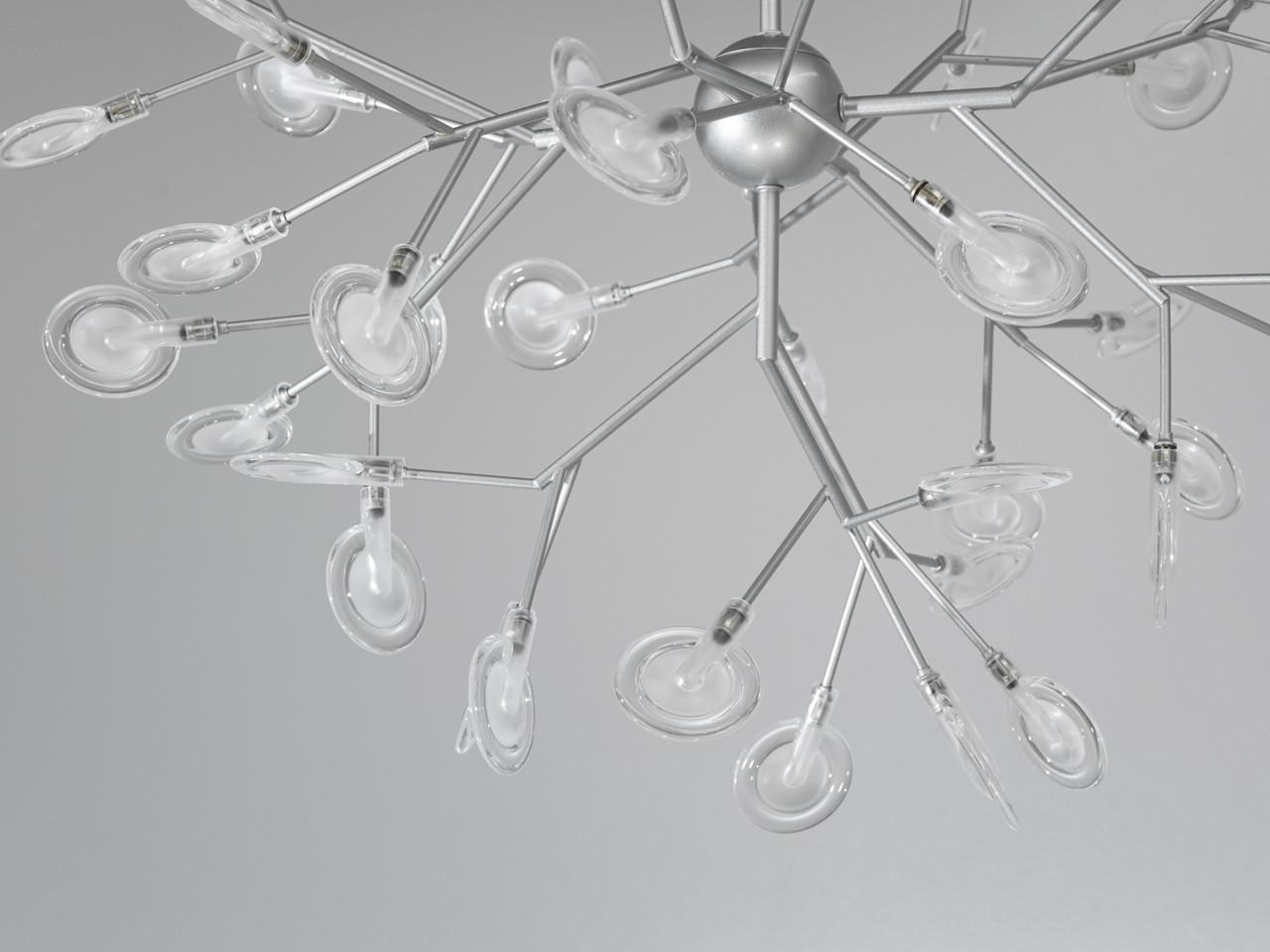 Люстра 887-45CSL-LS Светлячок в вестибюль 45 ламп Хром сатин (2118576738) - фото 3 Люстра 887-45CSL-LS Светлячок в вестибюль 45 ламп Хром сатин (2118576738) - фото 3