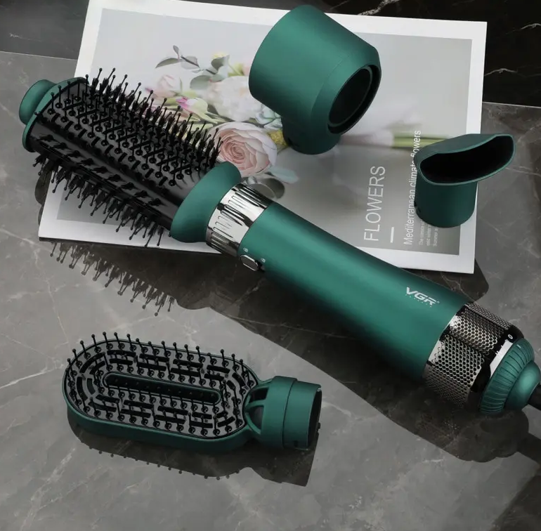 Стайлер для укладки волос Vgr V-493 4в1 Зеленый - фото 3 Стайлер для укладки волос Vgr V-493 4в1 Зеленый - фото 3