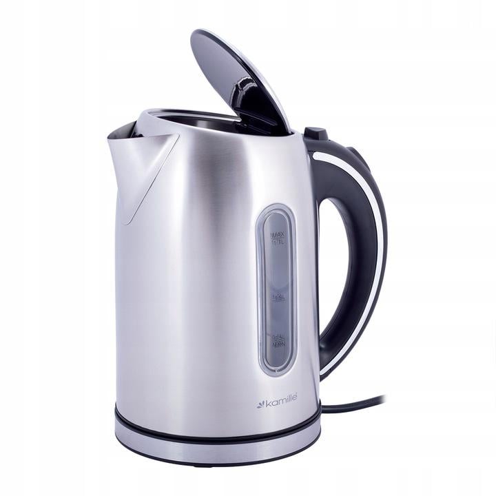 Електрочайник Kamille 1721 1,7 л з нержавіючої сталі з LED-підсвічуванням - фото 2 Електрочайник Kamille 1721 1,7 л з нержавіючої сталі з LED-підсвічуванням - фото 2