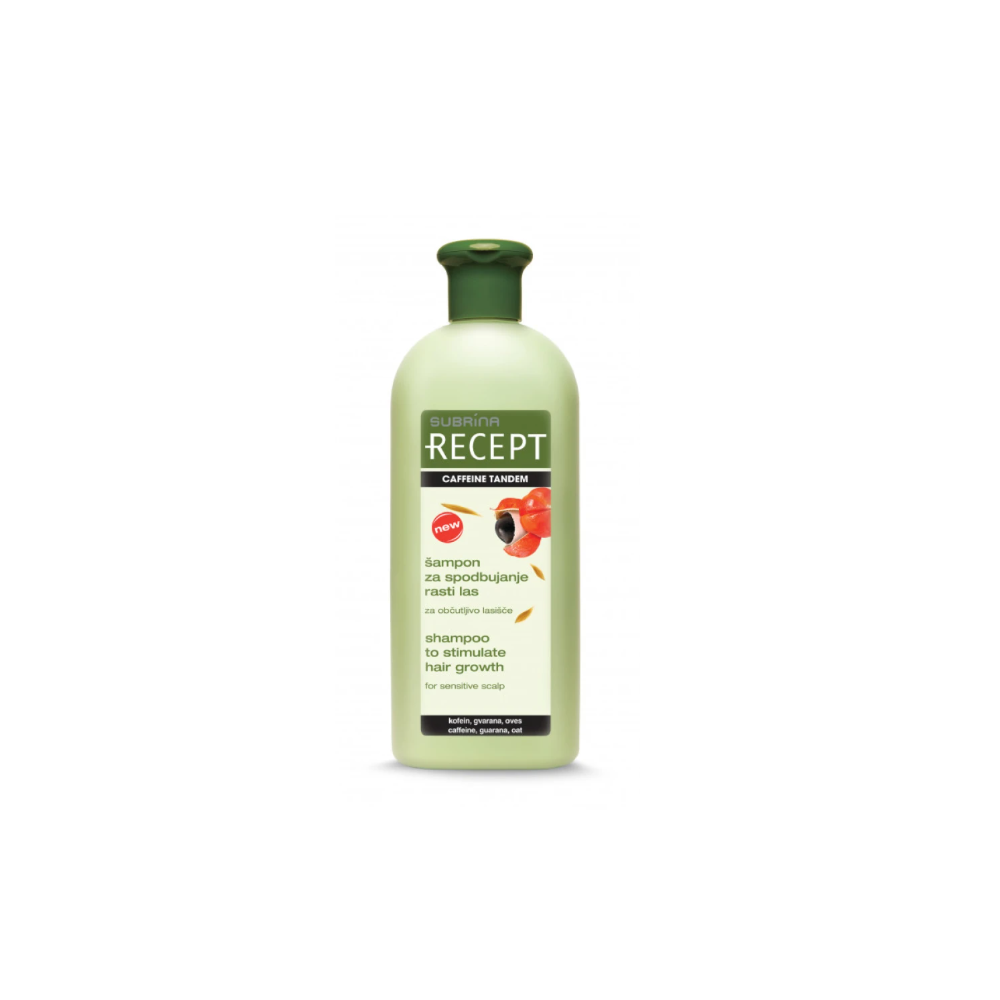 Шампунь для стимуляції росту волосся Subrina Professional Shampoo Caffeine Tandem 400 мл