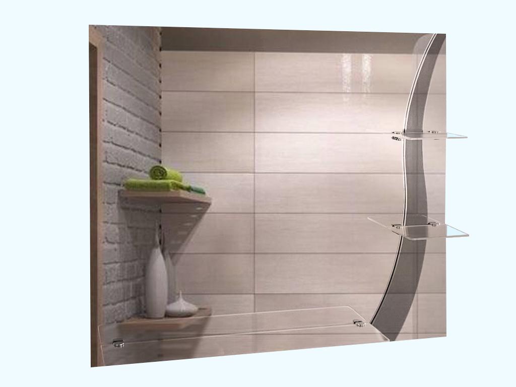 Зеркало навесное Tobi Sho FG-49 прямоугольное с тремя полками 687х600х120 (11413072) Зеркало навесное Tobi Sho FG-49 прямоугольное с тремя полками 687х600х120 (11413072)