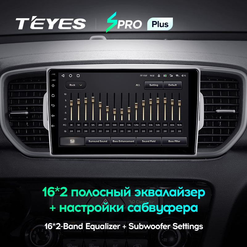 Автомагнитола штатная Teyes для Kia Sportage 4 QL 2016-2018 Android SPRO-PLUS 6+128G Wi-Fi/4G вариант A (1472453224) - фото 4