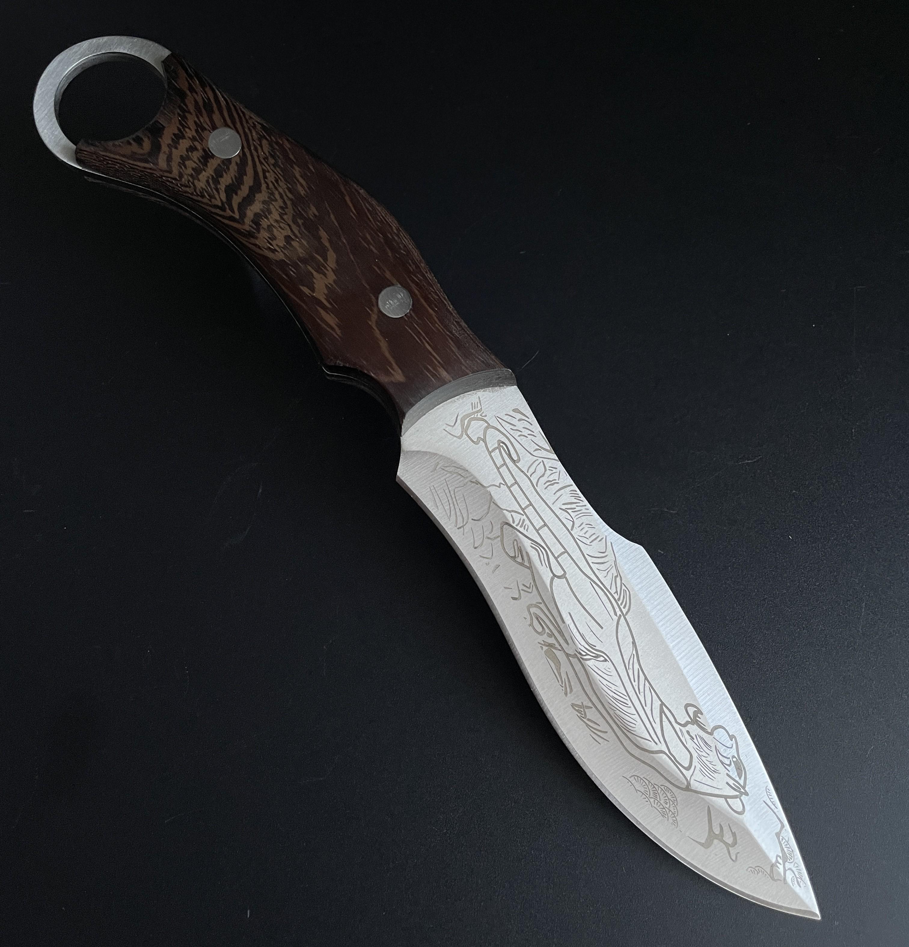 Нож туристический 1-2460 нержавеющая сталь (KN1064) - фото 5 Нож туристический 1-2460 нержавеющая сталь (KN1064) - фото 5