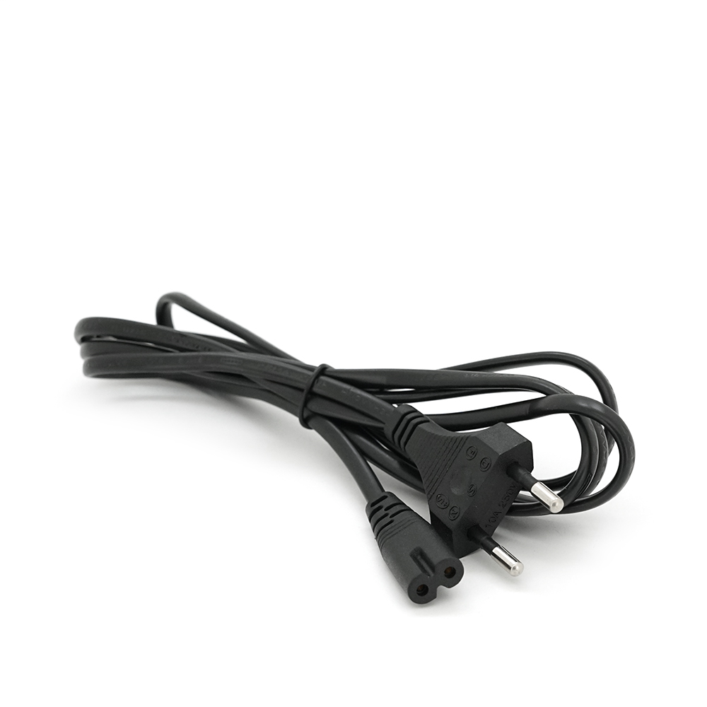 Кабель живлення CEE7/16-C7 2 pin PC-184/2 1,8 м Чорний (347)