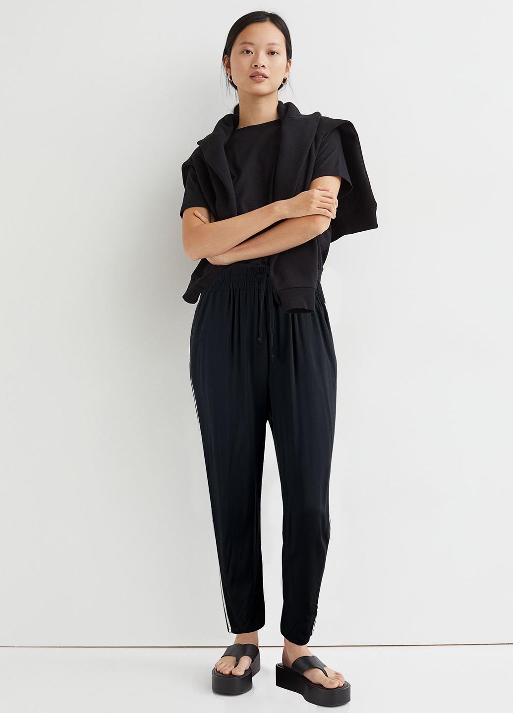 Брюки H&M р. 36 Черный (621407b49)