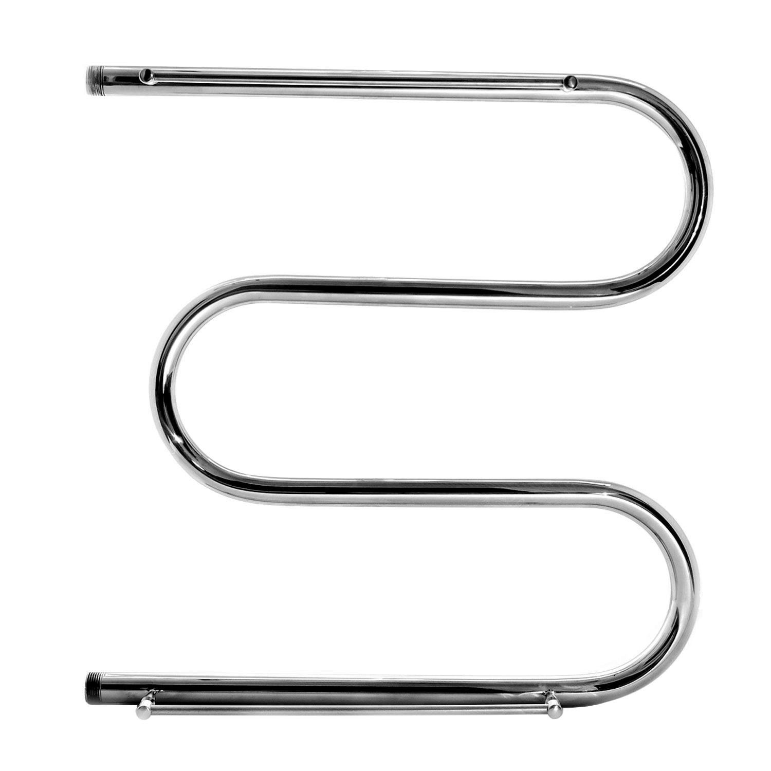 Рушникосушка водяна Змійовик 25 з полицею 500х500 мм (E00-000101-5050)