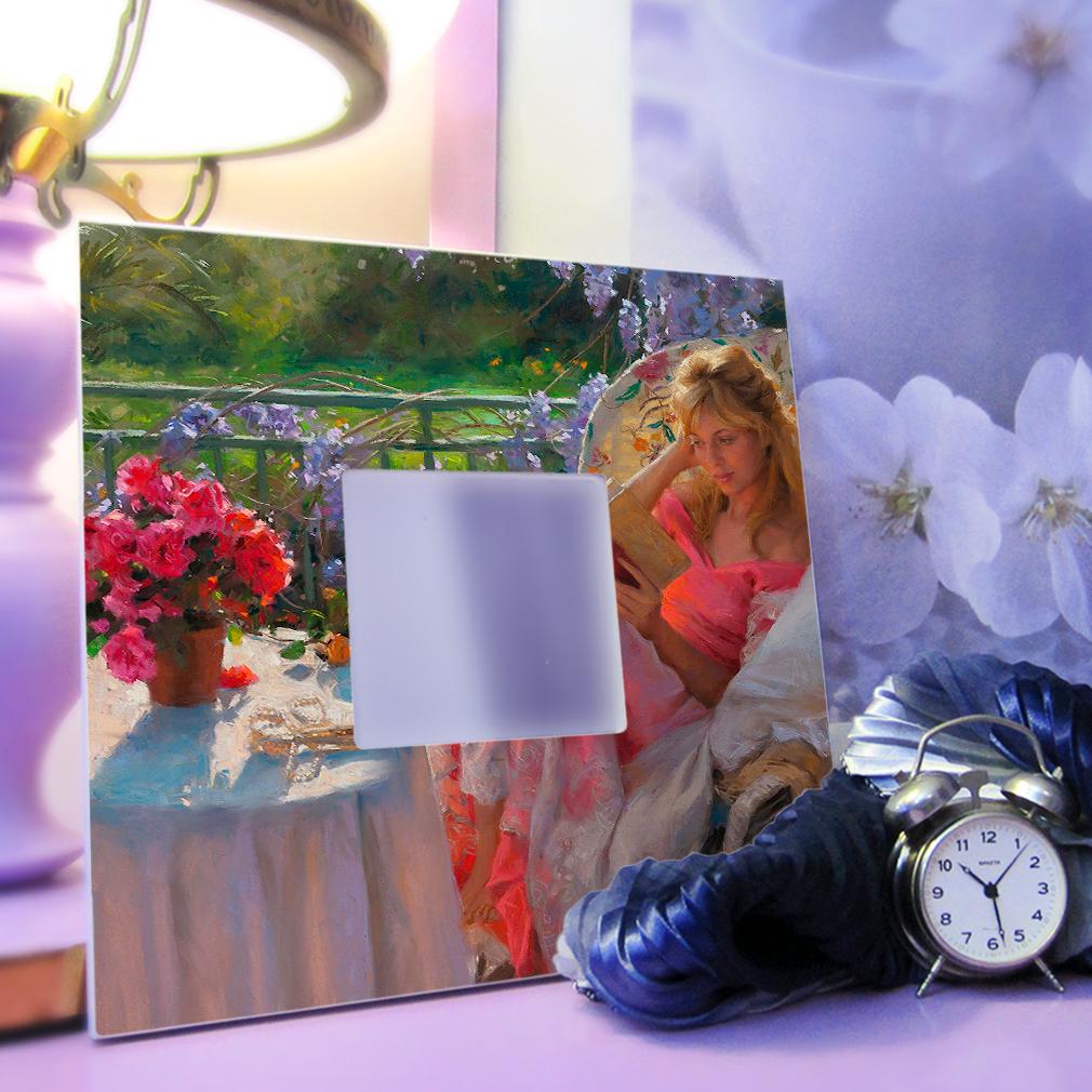 Дзеркало декоративне Красуня в саду 260х260 мм (M00087) - фото 3 Дзеркало декоративне Красуня в саду 260х260 мм (M00087) - фото 3