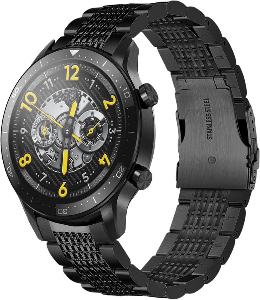 Ремешок металлический Gripix для Realme Watch S Pro Black (42070-2B)