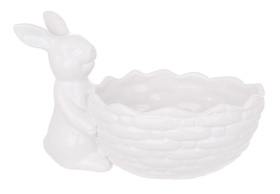 Пиала керамическая Зайка с корзиной 550 мл (928-141)