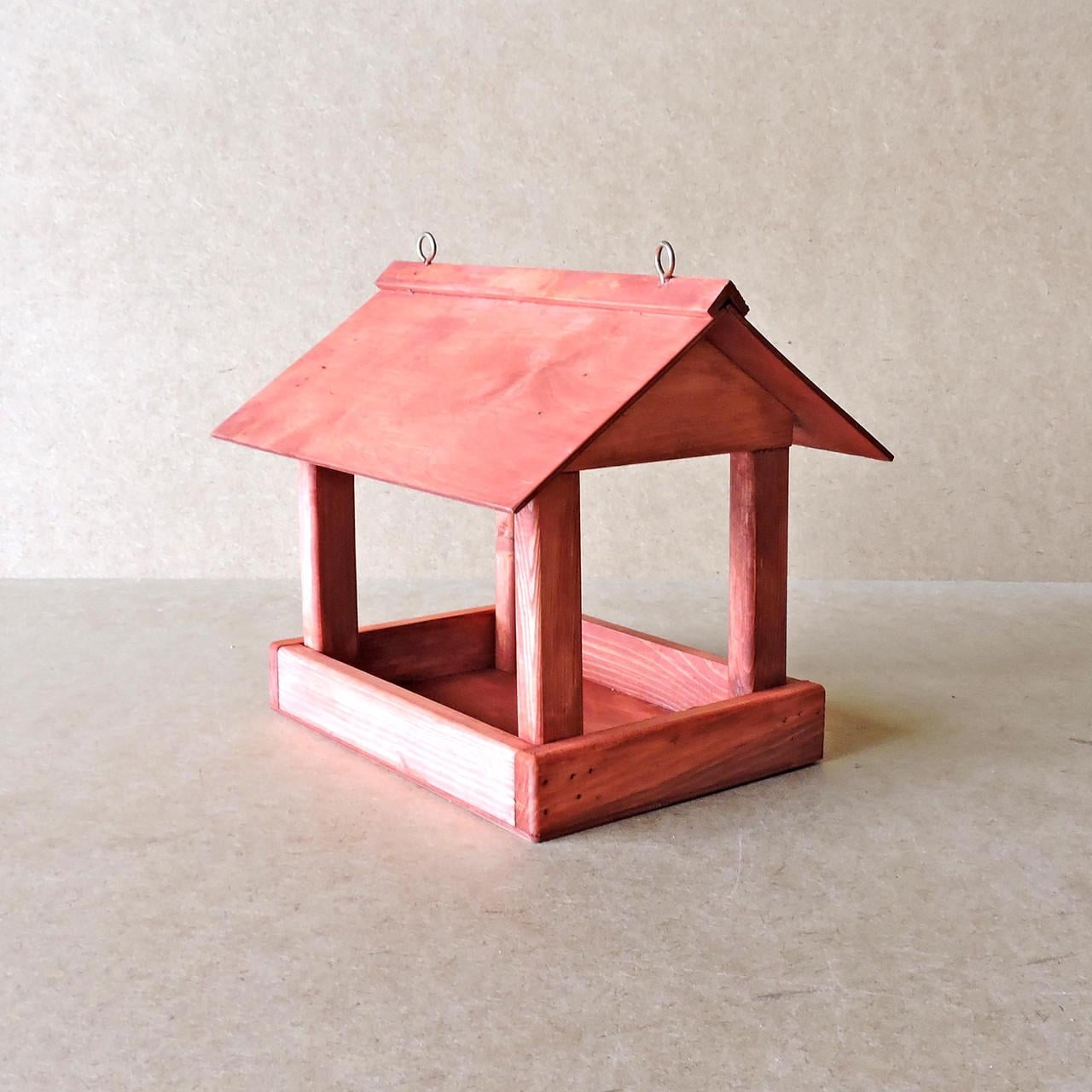 Кормушка садовая для птиц Малиновка Коралл (КРМ-000314) Кормушка садовая для птиц Малиновка Коралл (КРМ-000314)