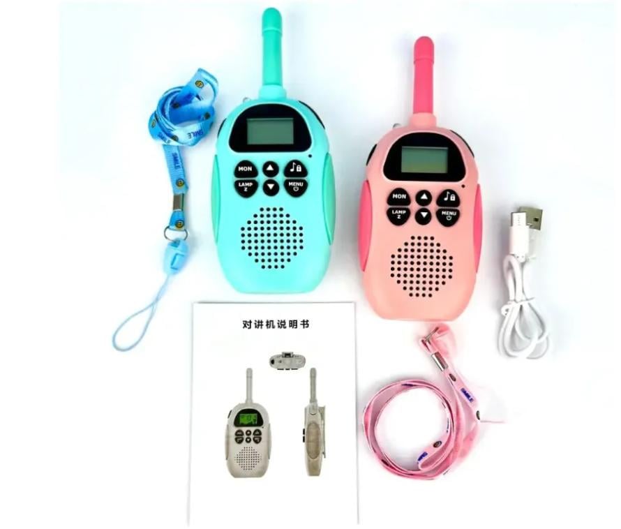 Набор раций Happy Home Walkie talkie X23 с радиусом действия 3 км и фонарик 2 шт. (503e6aa0) - фото 2