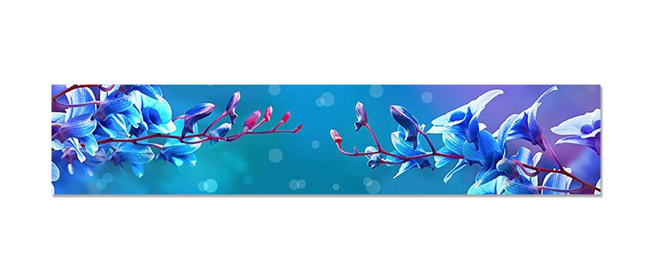 Наклейка виниловая на кухню Zatarga Синие блики 600х3000 мм (1283915541) Наклейка виниловая на кухню Zatarga Синие блики 600х3000 мм (1283915541)