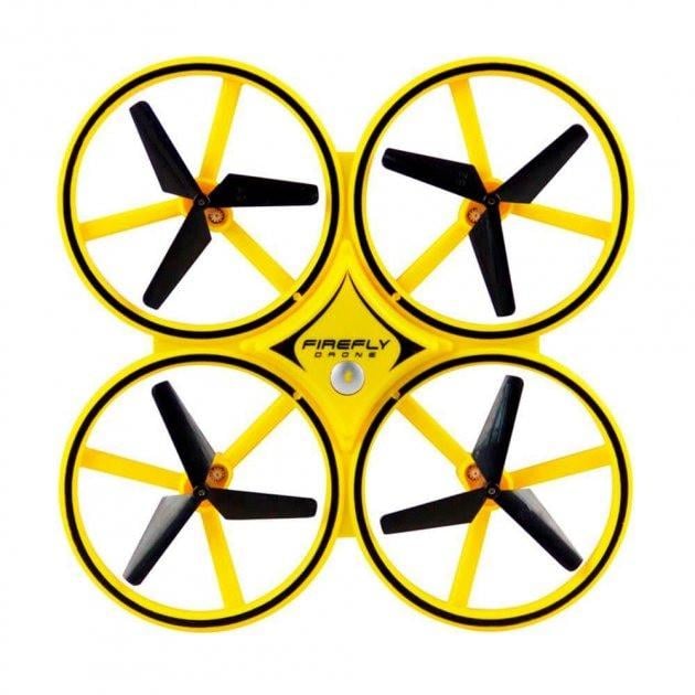 Дрон с управлением жестами сенсорный Желтый - фото 4 Дрон с управлением жестами сенсорный Желтый - фото 4