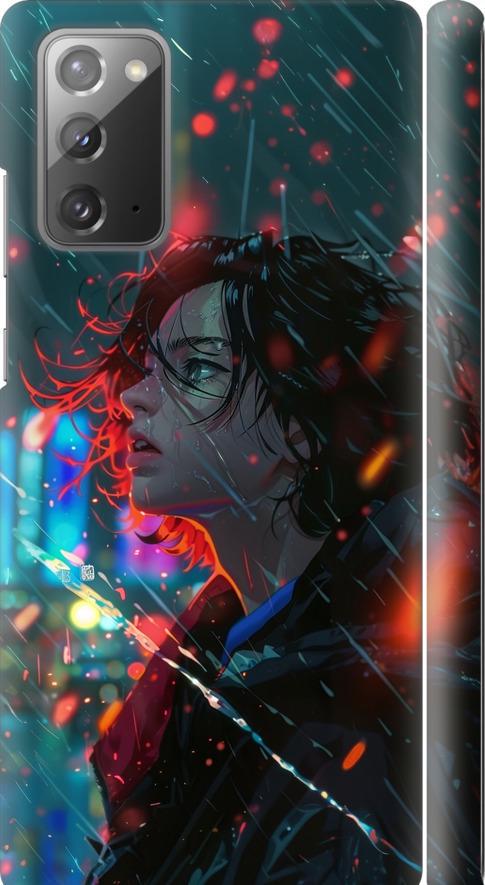 Чехол на Samsung Galaxy Note 20 Ночные огни (6096m-2036-42517)