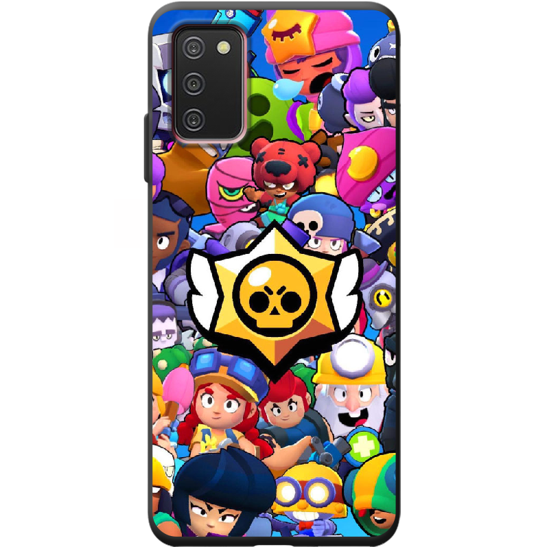 Чохол BoxFace Samsung Galaxy A03s (A037) Brawl Stars Чорний силікон (43255-up2389-44047)