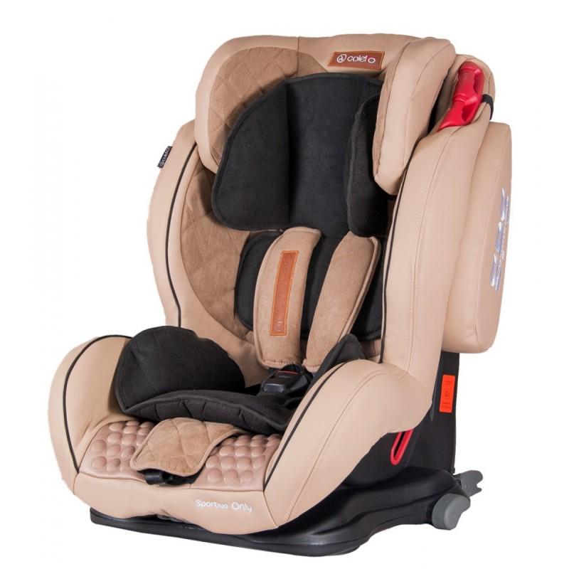 Автокресло Coletto Sportivo Only 1-2-3 группа 9-36 кг с системой Isofix и SPS Бежевый (Sportivo Only)
