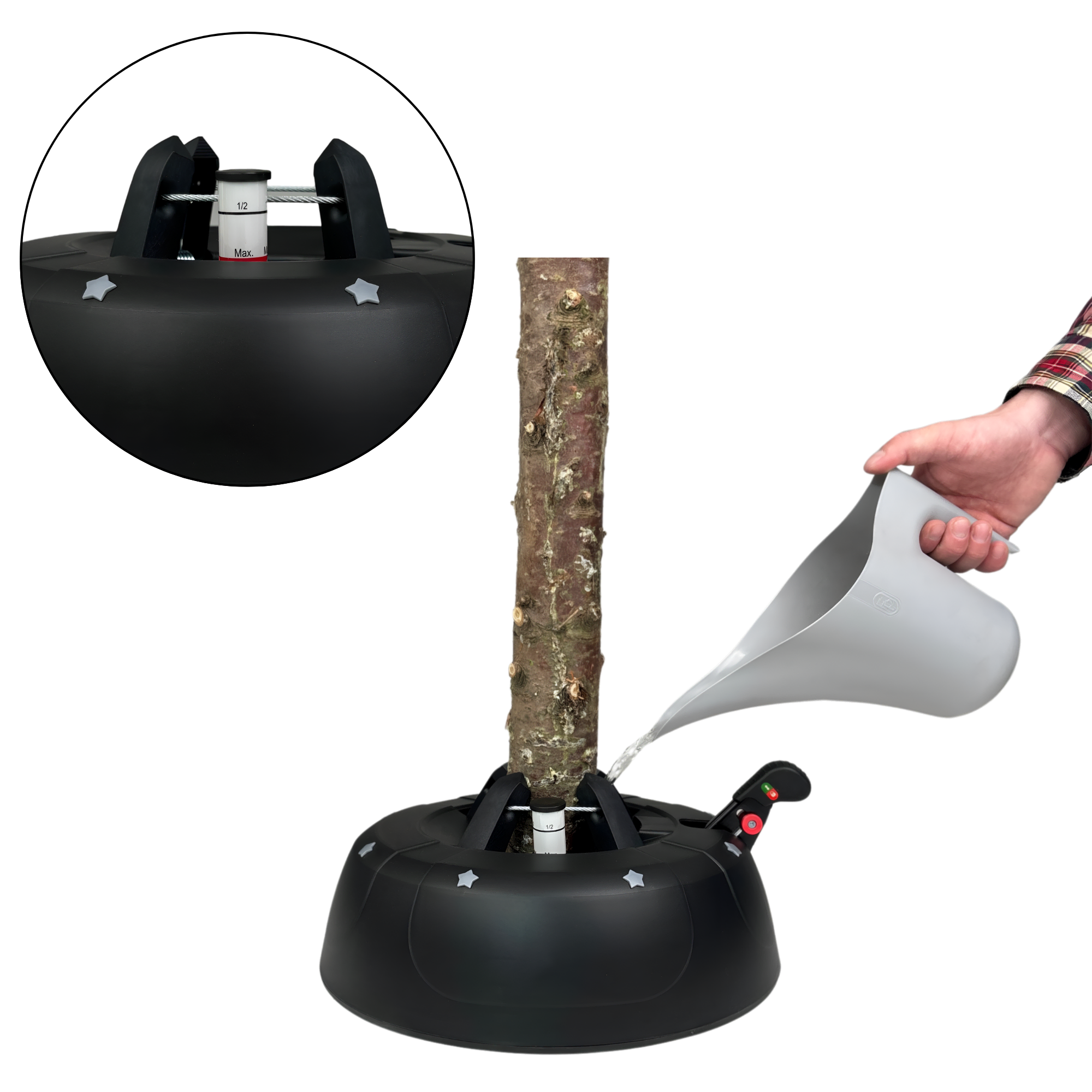 Подставка под елку Kamai START 2 до 2 м Антрацит (1594300000017) - фото 10 Подставка под елку Kamai START 2 до 2 м Антрацит (1594300000017) - фото 10