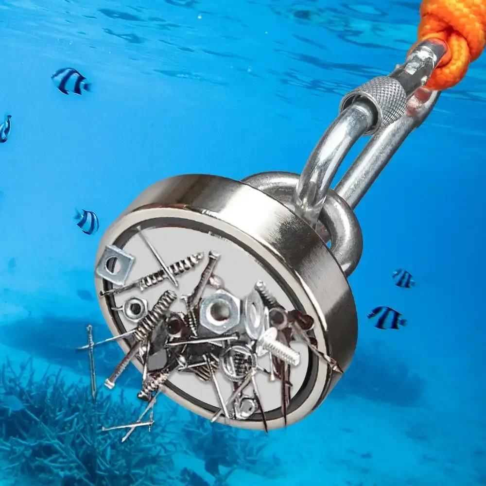 Неодимовый магнит с поисковым кольцом 60 мм до140 кг - фото 7 Неодимовый магнит с поисковым кольцом 60 мм до140 кг - фото 7