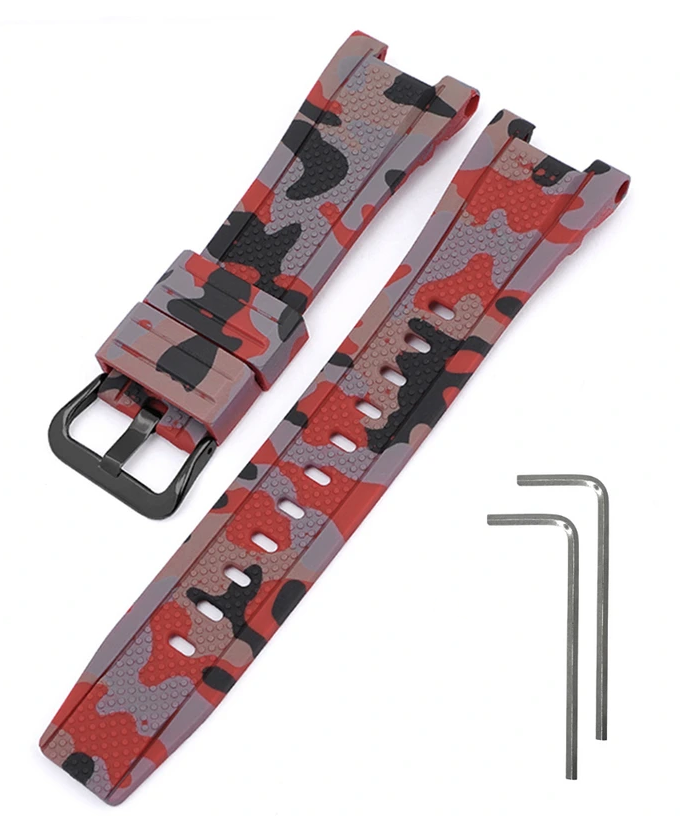 Ремінець для Casio G-Shock GST-W100G/W110/W130L/W300/W300G/S110/S100G/S300/S300G/S210B/B100/410G Cam (4070)