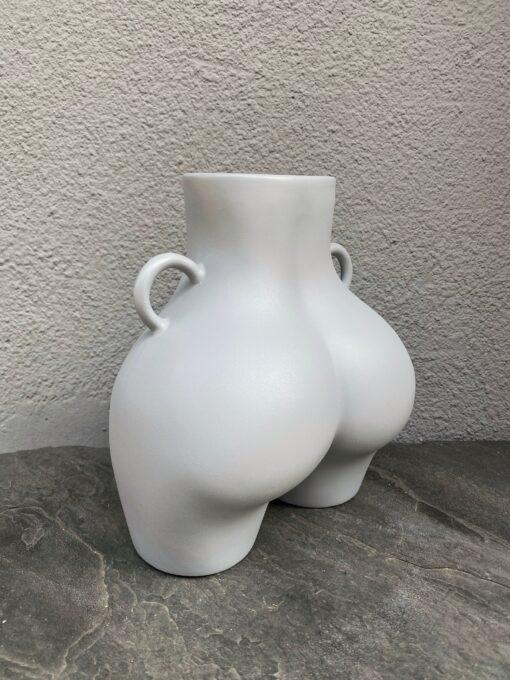 Ваза LOVE 26х24 см Серый матовый