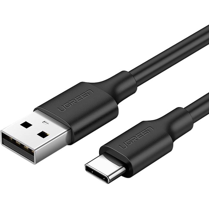 Кабель UGREEN US287 USB 2.0 AM-Type-C M 0,5 м 3A 18W Black (60115)