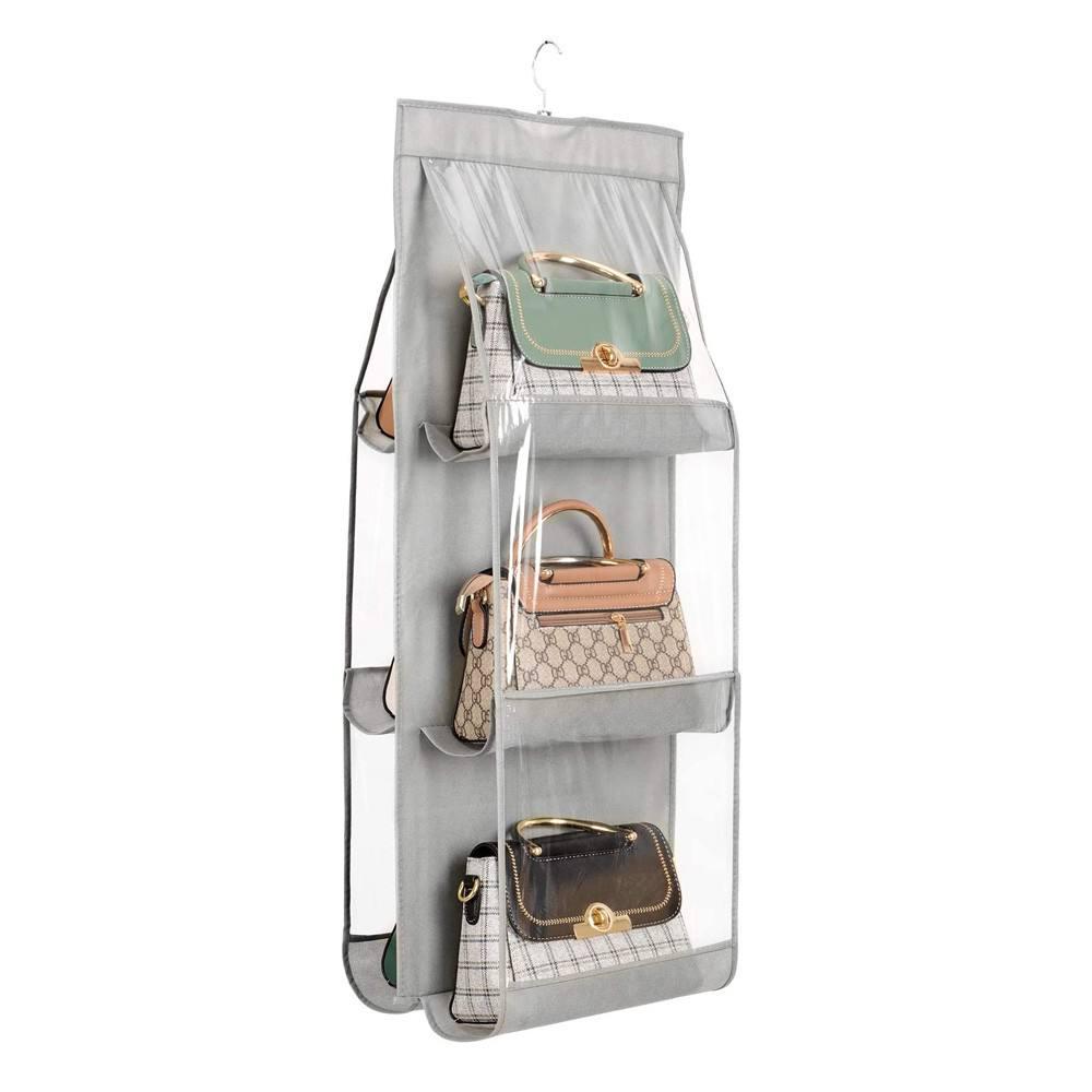 Органайзер для сумок подвесной Hanging Purse Organizer Серый (23818552)