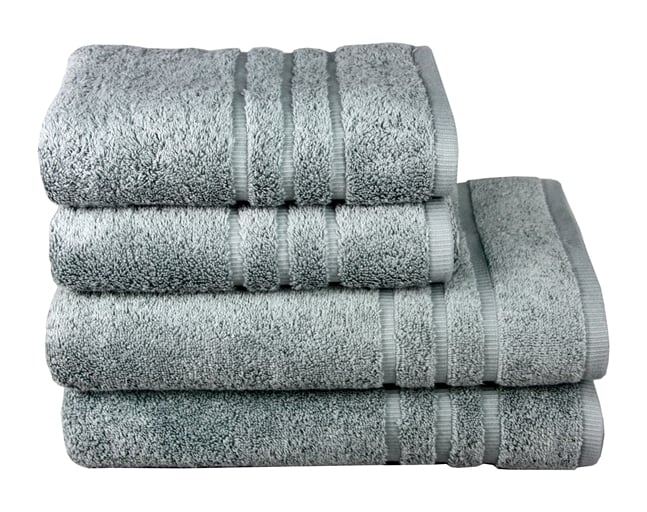 Полотенце махровое Maisonette Micro Touch 50х100 см серый 500 г/м2