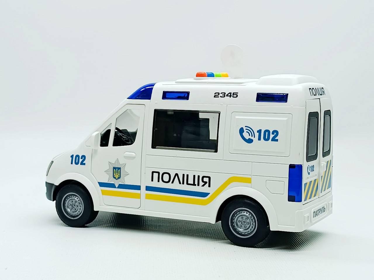 Іграшковий мікроавтобус Union Group 69609 Поліція 21 см (46543) - фото 4 Іграшковий мікроавтобус Union Group 69609 Поліція 21 см (46543) - фото 4